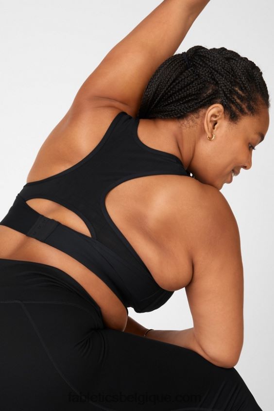 soutien-gorge de sport à impact moyen blare ii femmes Fabletics 404P0T1905 noir
