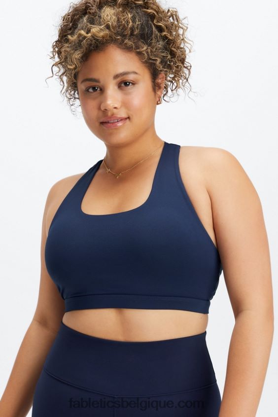 soutien-gorge de sport à impact moyen boost 121 femmes Fabletics 404P0T1790 abîme/violet bleu