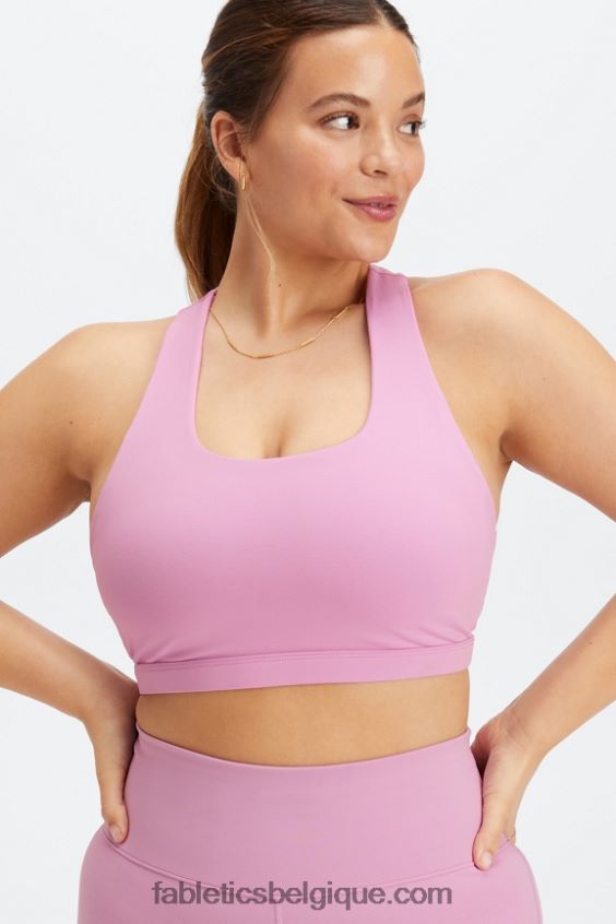soutien-gorge de sport à impact moyen boost 122 femmes Fabletics 404P0T1791 lilas brumeux/multi