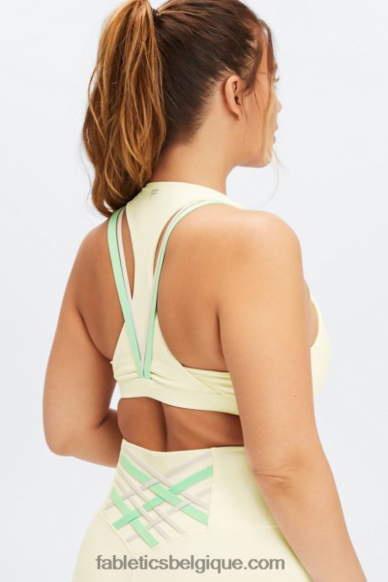 soutien-gorge de sport à impact moyen boost 122 femmes Fabletics 404P0T1795 aigrette/multiple