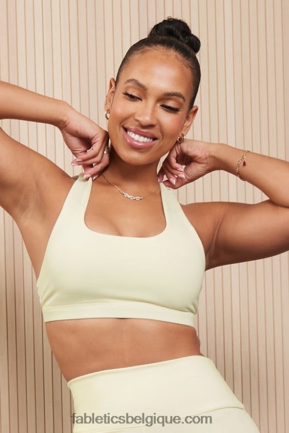 soutien-gorge de sport à impact moyen boost 122 femmes Fabletics 404P0T1795 aigrette/multiple