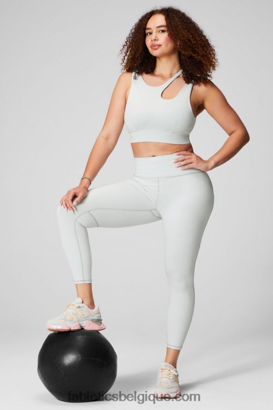 soutien-gorge de sport à impact moyen callie femmes Fabletics 404P0T1735 gris menthe