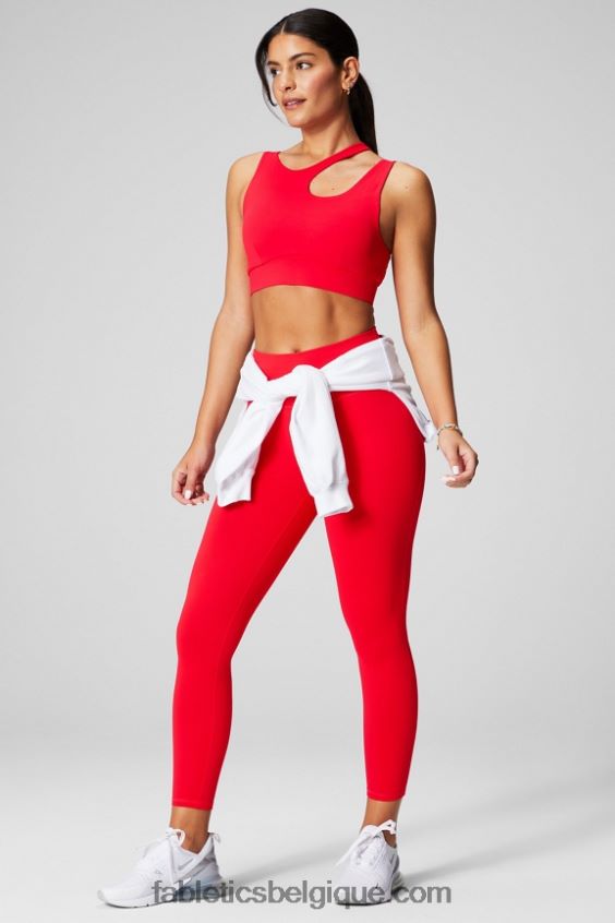 soutien-gorge de sport à impact moyen callie femmes Fabletics 404P0T1736 cerise classique