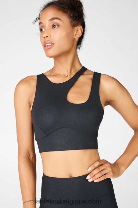 soutien-gorge de sport à impact moyen callie femmes Fabletics 404P0T1933 mirage noir
