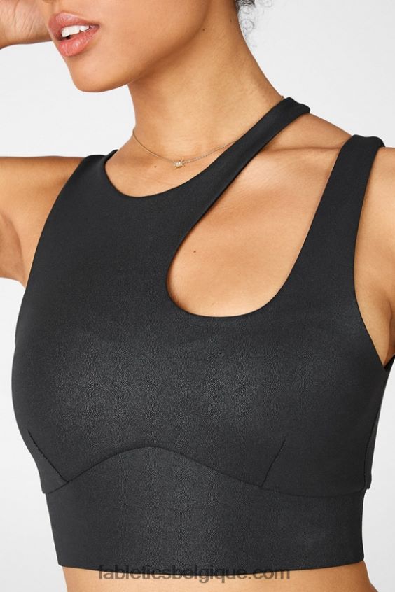 soutien-gorge de sport à impact moyen callie femmes Fabletics 404P0T1933 mirage noir