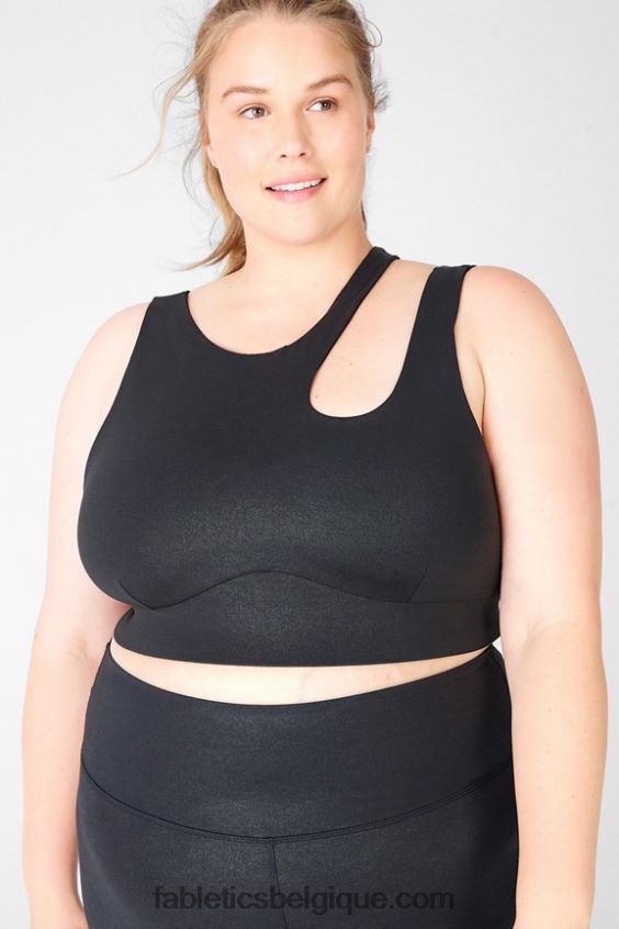 soutien-gorge de sport à impact moyen callie femmes Fabletics 404P0T1934 mirage noir