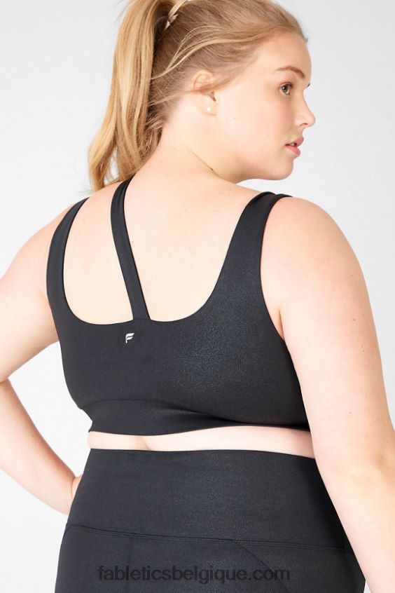 soutien-gorge de sport à impact moyen callie femmes Fabletics 404P0T1934 mirage noir