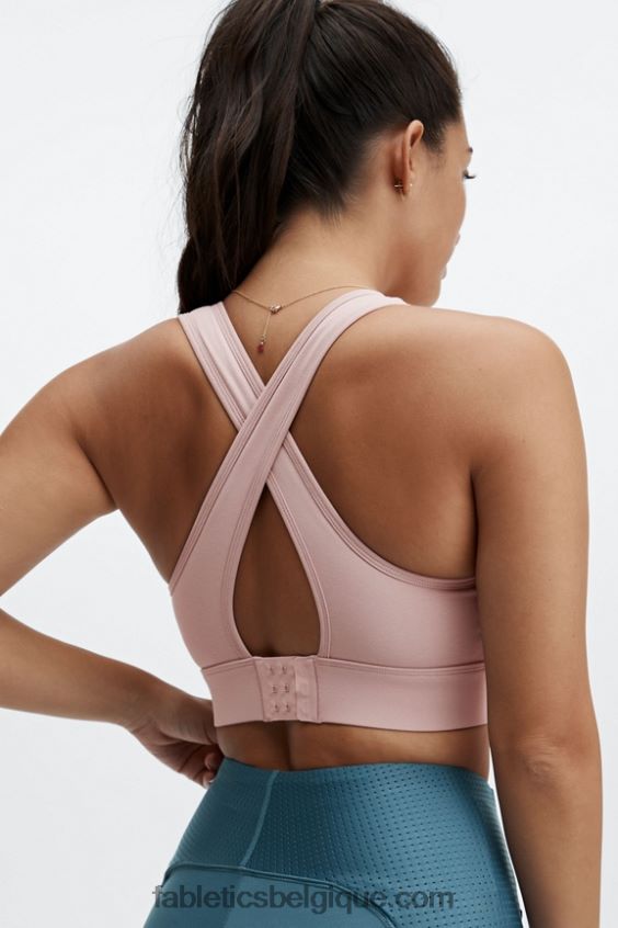 soutien-gorge de sport à impact moyen à dos croisé blare femmes Fabletics 404P0T1883 poussière de traînée