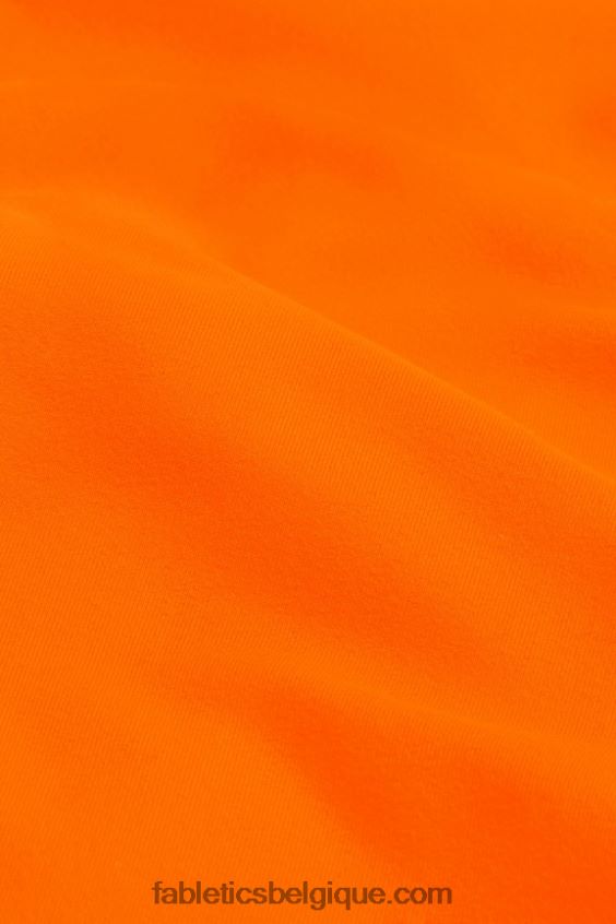 soutien-gorge de sport à impact moyen en déplacement 114 femmes Fabletics 404P0T1749 orange clignotant