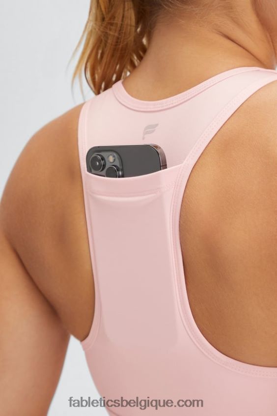 soutien-gorge de sport à impact moyen en déplacement 115 femmes Fabletics 404P0T1758 orchidée rose