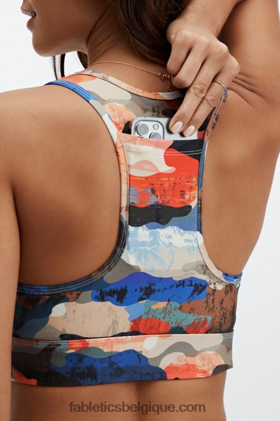 soutien-gorge de sport à impact moyen en déplacement 116 femmes Fabletics 404P0T1765 Sion
