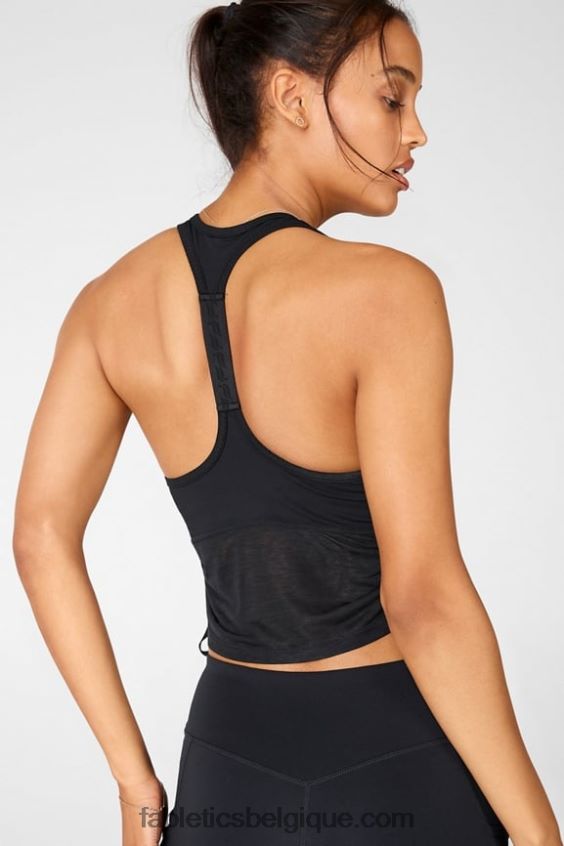 soutien-gorge de sport à logo ryan femmes Fabletics 404P0T1927 logo noir