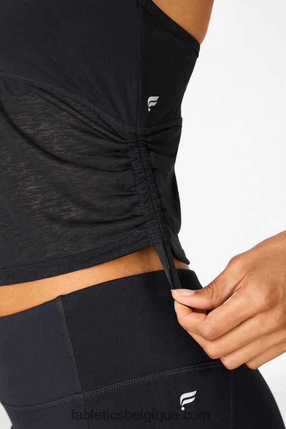 soutien-gorge de sport à logo ryan femmes Fabletics 404P0T1927 logo noir