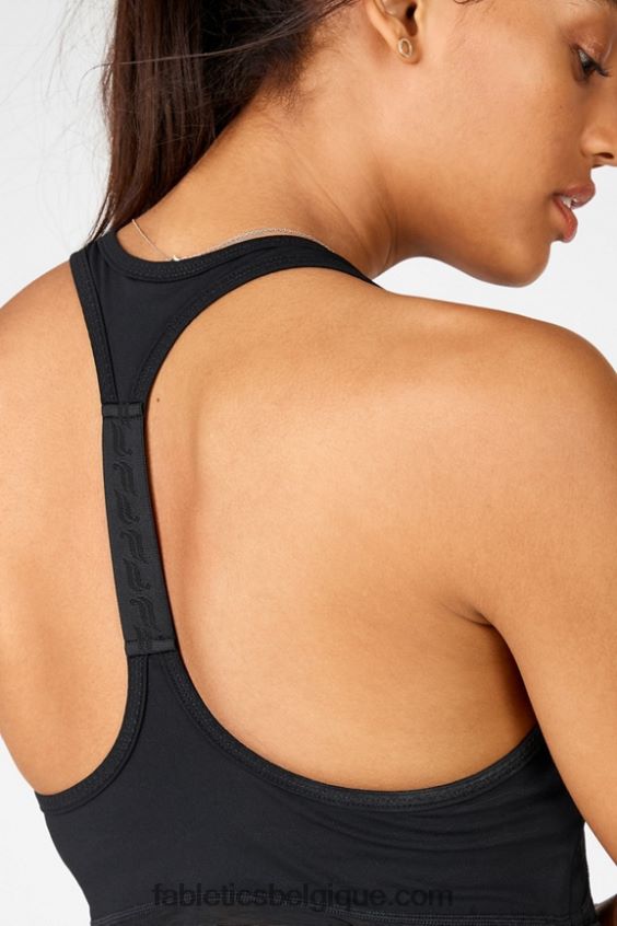 soutien-gorge de sport à logo ryan femmes Fabletics 404P0T1927 logo noir