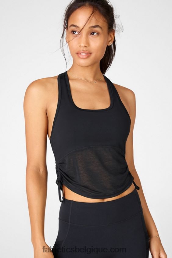 soutien-gorge de sport à logo ryan femmes Fabletics 404P0T1927 logo noir