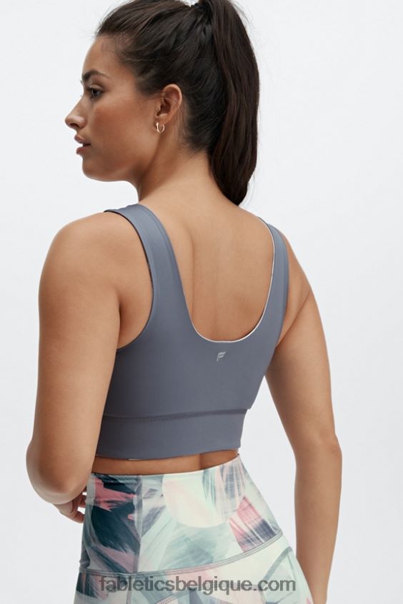soutien-gorge de sport réversible à impact moyen harlow femmes Fabletics 404P0T1867 paysage de rêve/nuage de pluie