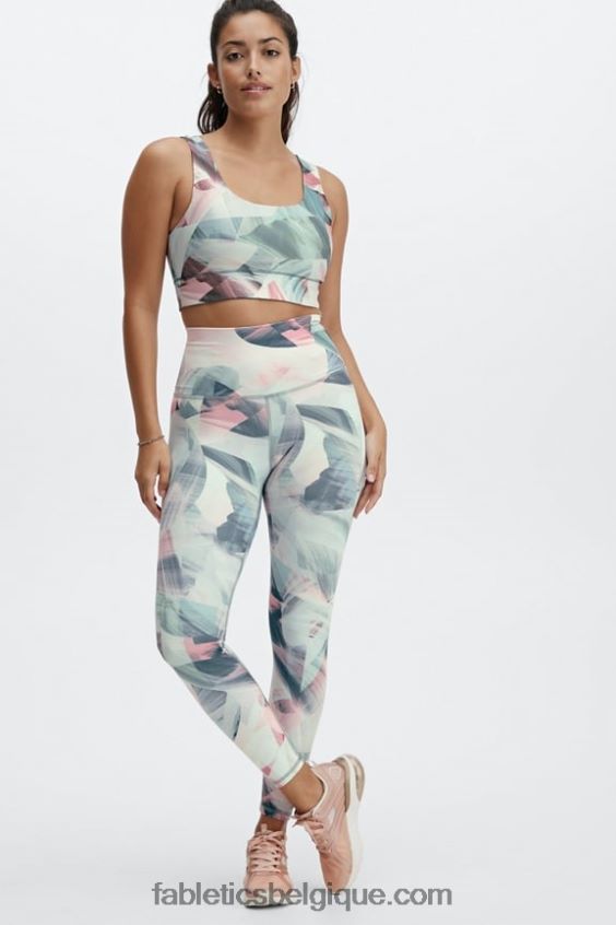 soutien-gorge de sport réversible à impact moyen harlow femmes Fabletics 404P0T1867 paysage de rêve/nuage de pluie