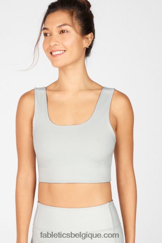 soutien-gorge de sport réversible à impact moyen harlow femmes Fabletics 404P0T1870 nuage de pluie/gris arctique