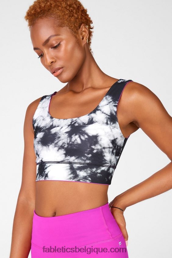 soutien-gorge de sport réversible à impact moyen harlow femmes Fabletics 404P0T1878 fiesta/statique