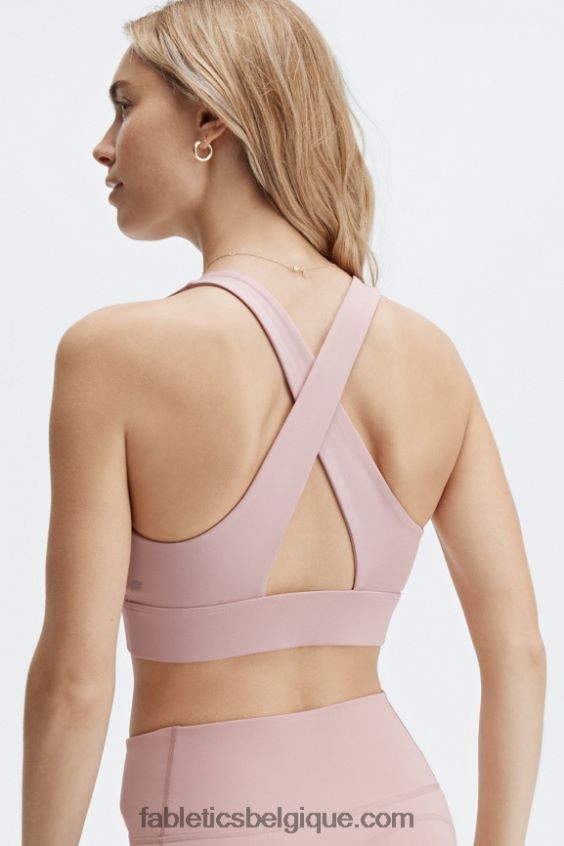 soutien-gorge de sport twist oasis 111 femmes Fabletics 404P0T1730 mauve en sourdine