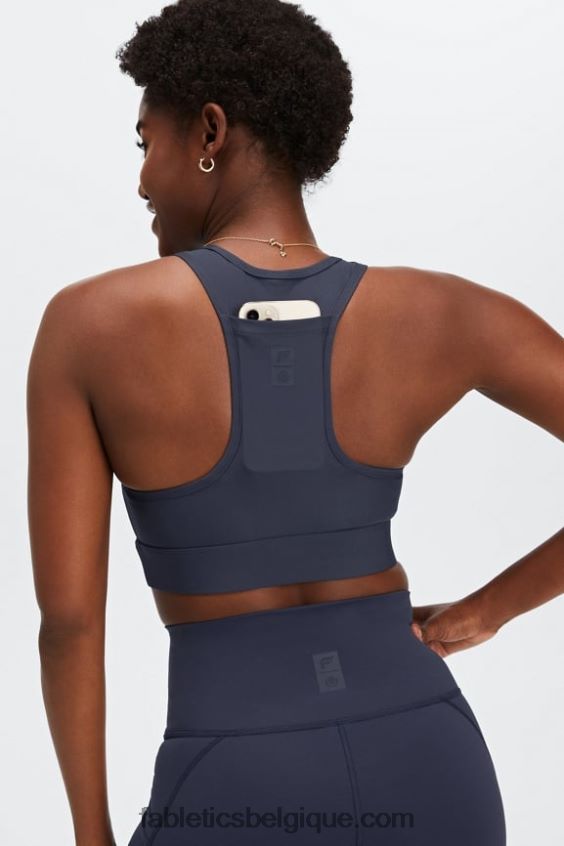 soutien-gorge de sport universel de tennis à emporter femmes Fabletics 404P0T1757 marine classique