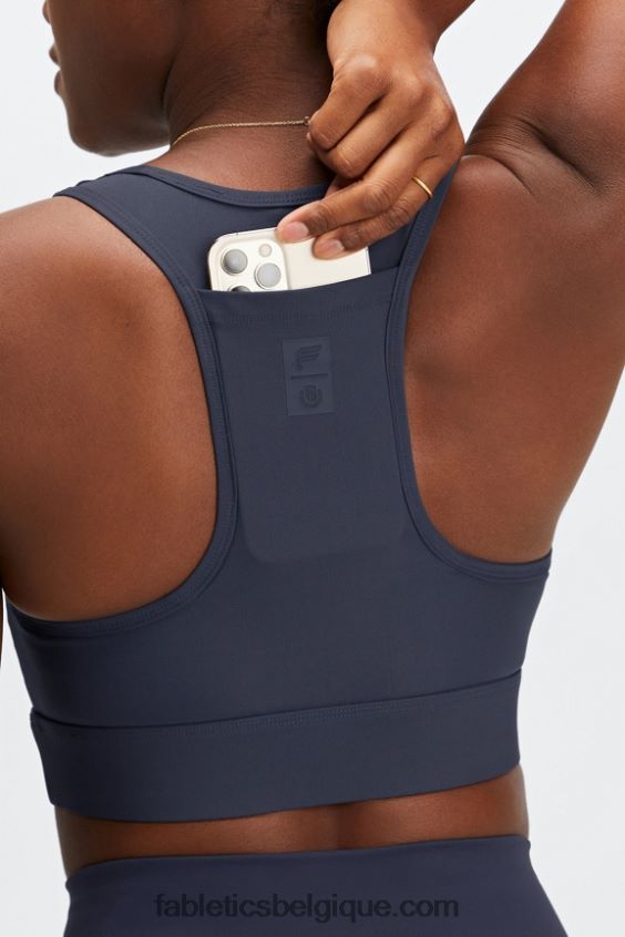 soutien-gorge de sport universel de tennis à emporter femmes Fabletics 404P0T1757 marine classique