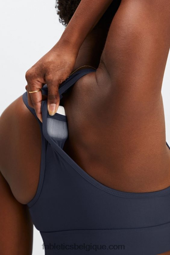 soutien-gorge de sport universel de tennis à emporter femmes Fabletics 404P0T1757 marine classique