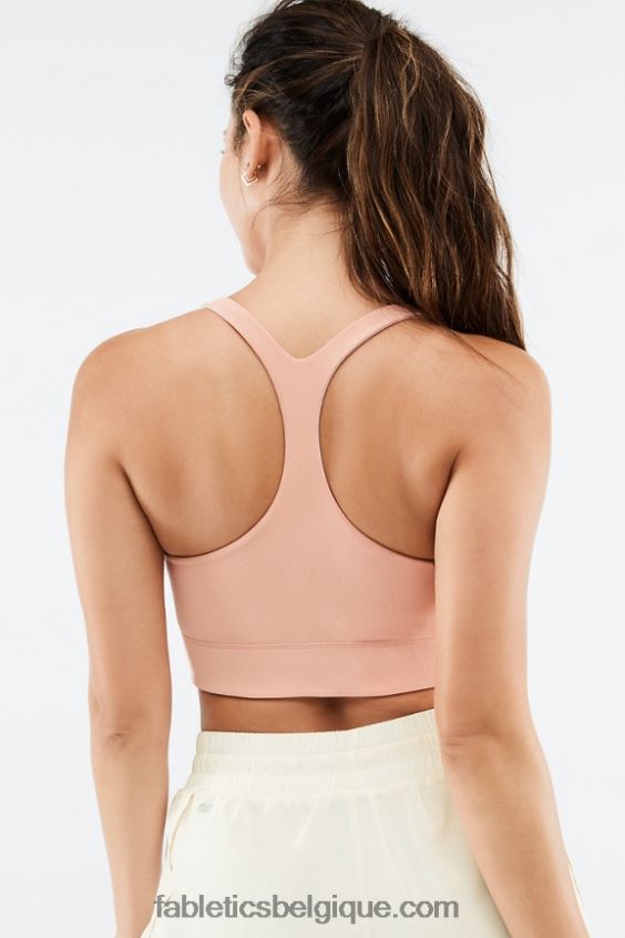 soutien-gorge mi-long réversible simone sculptknit femmes Fabletics 404P0T1861 bouleau/béton