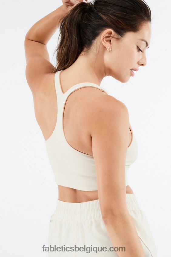 soutien-gorge mi-long réversible simone sculptknit femmes Fabletics 404P0T1861 bouleau/béton