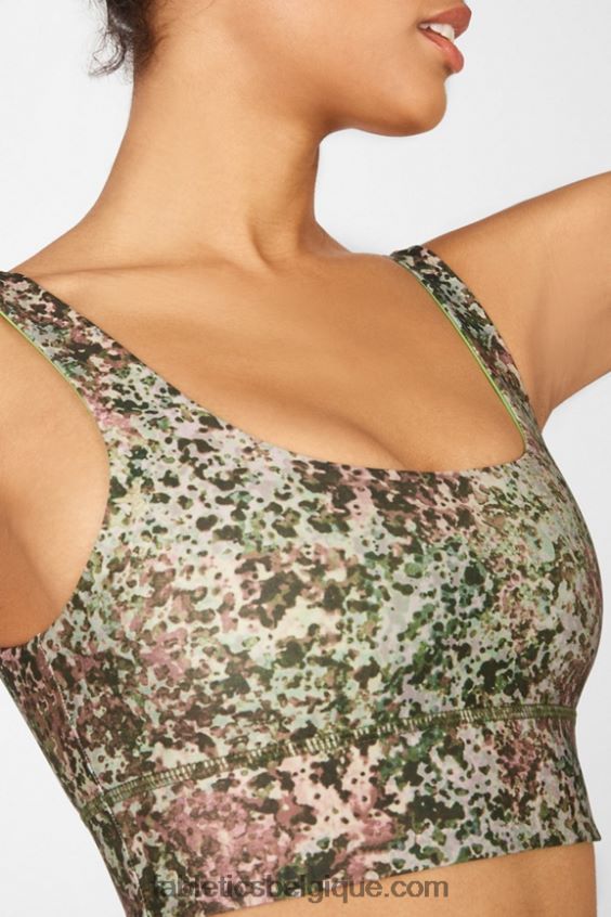 soutien-gorge réversible harlyn femmes Fabletics 404P0T1906 terre/agrumes verts
