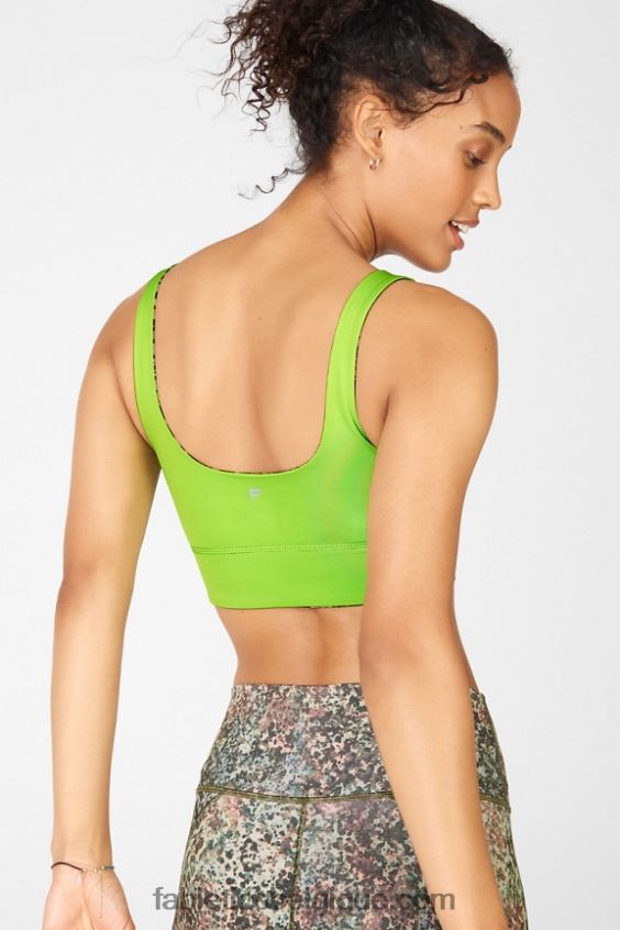 soutien-gorge réversible harlyn femmes Fabletics 404P0T1906 terre/agrumes verts