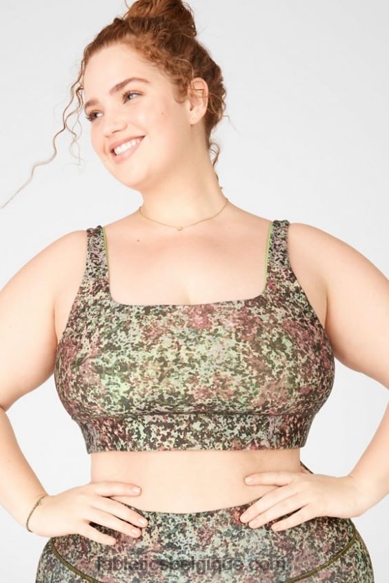 soutien-gorge réversible harlyn femmes Fabletics 404P0T1907 terre/agrumes verts