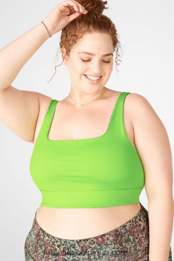 soutien-gorge réversible harlyn femmes Fabletics 404P0T1907 terre/agrumes verts