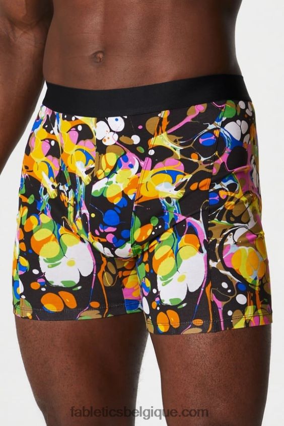 le boxer 24-7 194 Hommes Fabletics 404P0T3747 kaléidoscopique noir