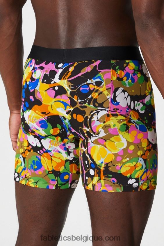 le boxer 24-7 194 Hommes Fabletics 404P0T3747 kaléidoscopique noir