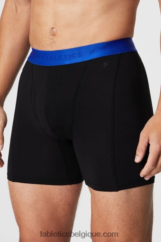 le boxer 24-7 194 Hommes Fabletics 404P0T3749 noir/céleste