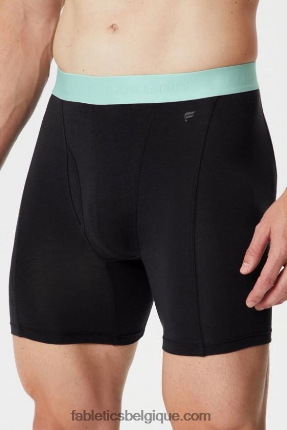 le boxer 24-7 195 Hommes Fabletics 404P0T3753 noir/brouillard salin
