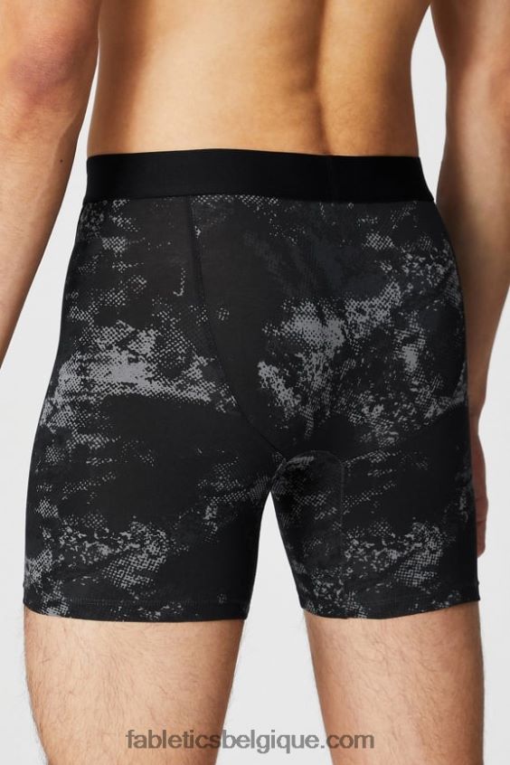 le boxer 24-7 197 Hommes Fabletics 404P0T3762 bruit ambiant noir
