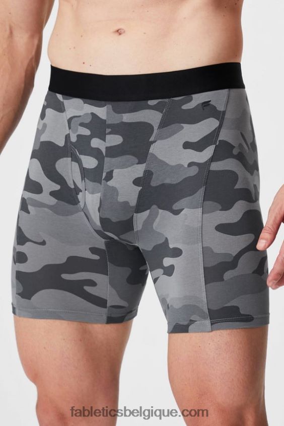 le boxer 24-7 199 Hommes Fabletics 404P0T3774 camouflage noir