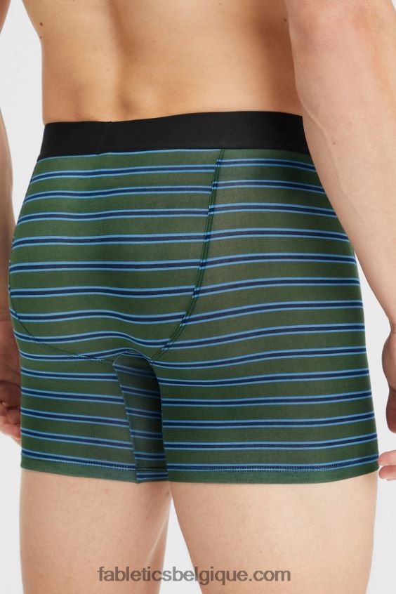 le boxer 24-7 200 Hommes Fabletics 404P0T3776 bande d\'ombre verte tactique