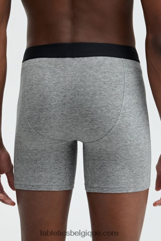 le boxer 24-7 200 Hommes Fabletics 404P0T3779 gris moyen chiné