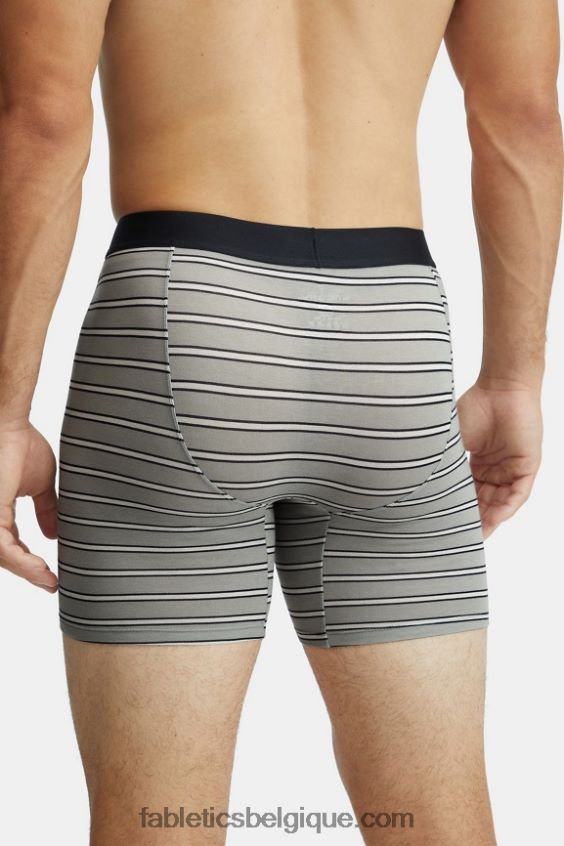 le boxer 24-7 201 Hommes Fabletics 404P0T3784 bande d\'ombre gris ombre