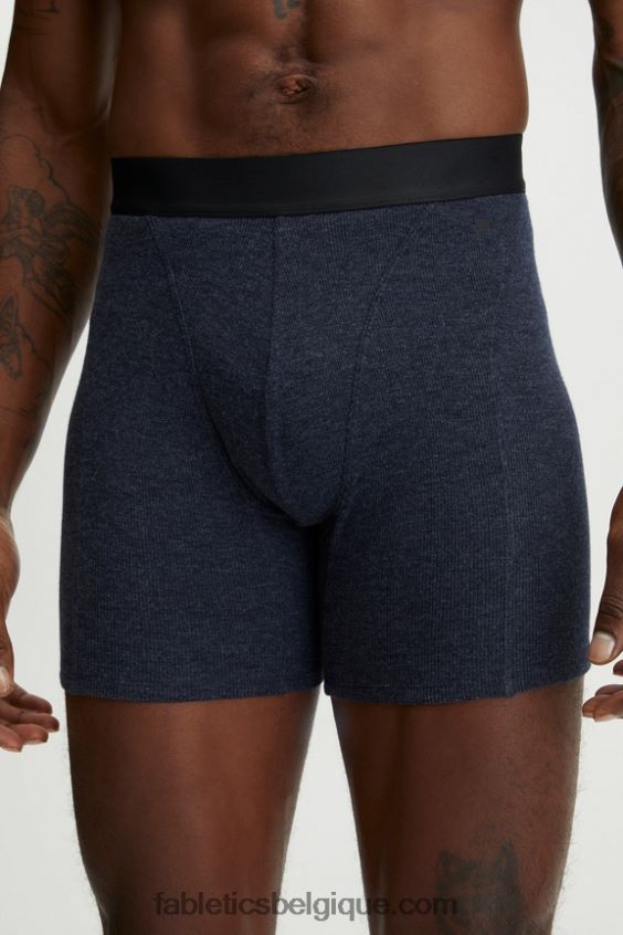 le boxer côtelé restoreknit Hommes Fabletics 404P0T3785 marine classique