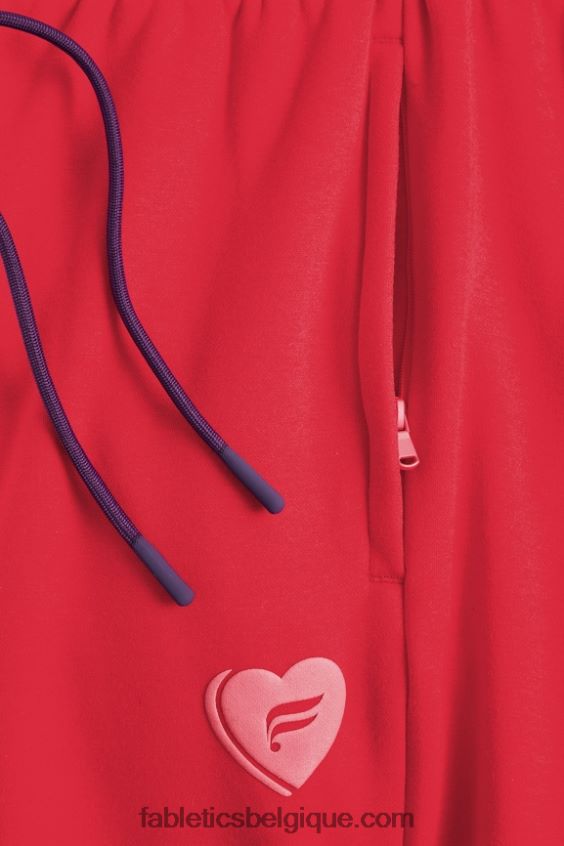 le jogger incontournable Hommes Fabletics 404P0T3092 coeur de bonbon cerise classique