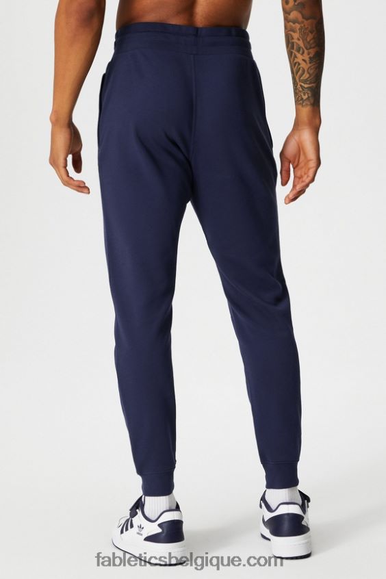 le jogger léger incontournable Hommes Fabletics 404P0T3083 chaîne marine profonde