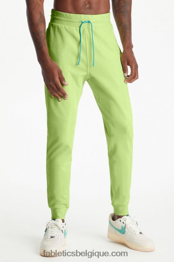le jogger léger incontournable Hommes Fabletics 404P0T3086 chaux fanée