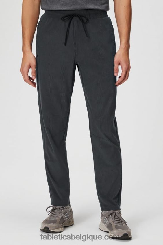 le pantalon club cord Hommes Fabletics 404P0T3087 onyx