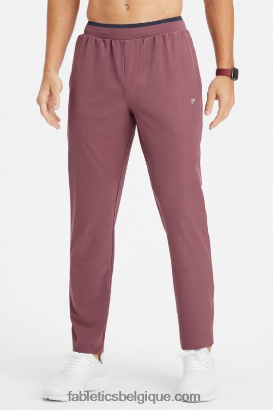 le pantalon fondamental Hommes Fabletics 404P0T3073 fumée rouge