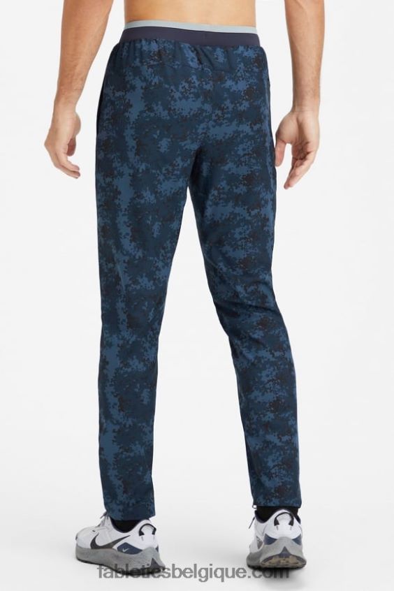 le pantalon fondamental Hommes Fabletics 404P0T3078 camo bleu marine classique