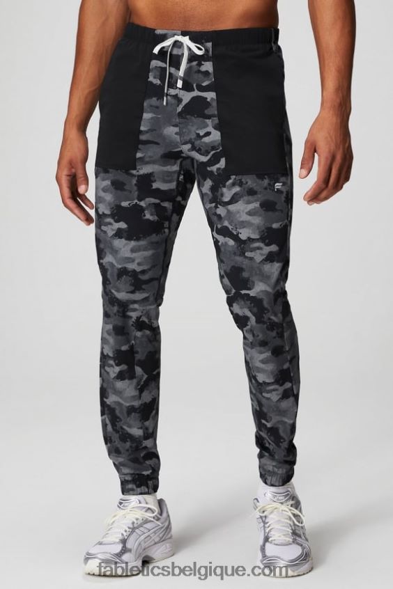 le seul joggeur Hommes Fabletics 404P0T3051 camouflage noir